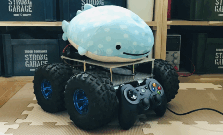 外でも動く遠隔操作AIロボットを作ろう part03（joystick編）